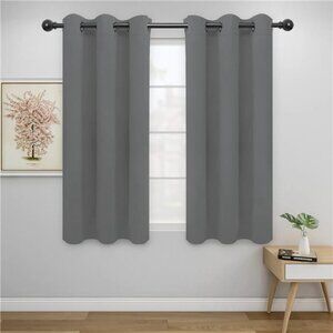 Blackout Curtains for Bedroom, 2 Panels Solid Thermal Insulated Grommet